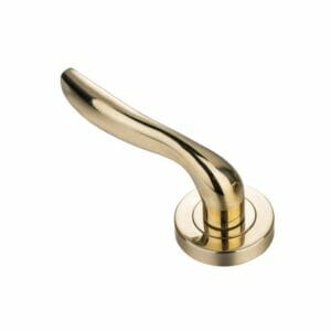Maniglia per porta in lega di zinco oro hardware stile semplice OEM personalizzato di alta qualità su rosa
