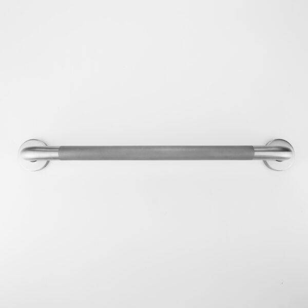 Bathroom Safety Brushed Knurled Stainless Steel Grab Bar for Elderly - Image 4