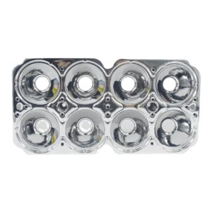 Manufacturer high precision custom plating chorme ceiling light die casting parts