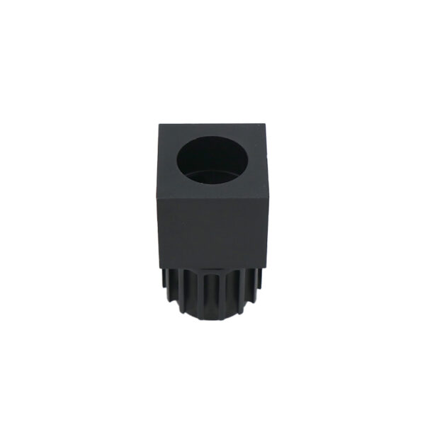black anodized finished cnc machining parts machined aluminum precise CNC machining part – Bild 4