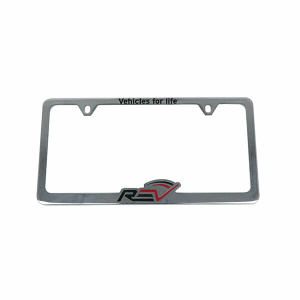 Chrome Plated Zinc Die Casting Custom Logo Car Licence Plate Frame - Image 3