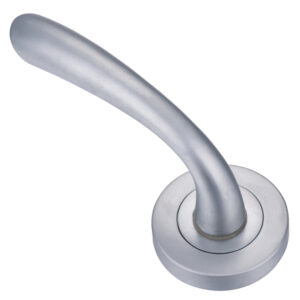 China hardware Polished zinc alloy finish house lock metal door handle for sale