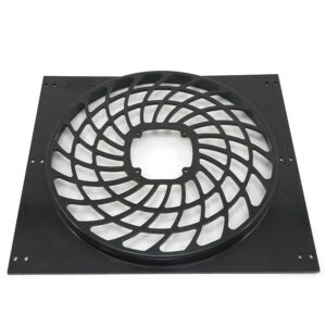 Custom Injection Plastic Parts abs Black Air Blower Housing