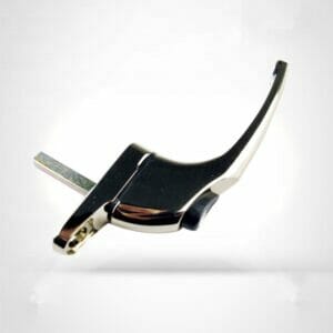 Zinc alloy die casting Custom chromed plated zinc alloy door handle