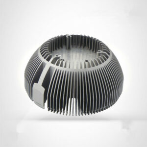 Industrie de l'éclairage LED Support de lumière en aluminium Pièce moulée sous pression en alliage d'aluminium avec sablage