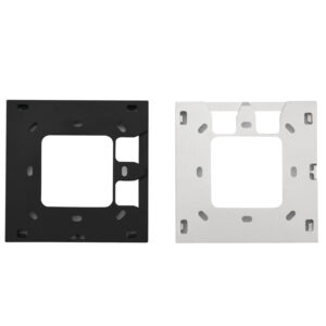 Schwarzoxid-CNC-Fräsmaschinenrahmen und CNC-Bearbeitungsteile Aluminium-Wandhalterung