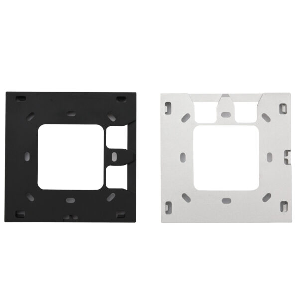 Black Oxide CNC-freesmachines Frame en CNC-bewerkingsonderdelen Aluminium wandmontage