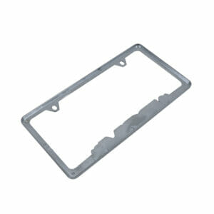 Surface plating zinc die casting car licence plate frame