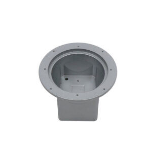 new design die casting customized tuv aluminum silver powder coating housing metal parts
