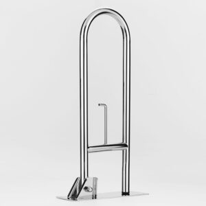 bathroom handicap toilet folding grab bars polished folding handrail