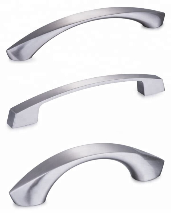 Modern Metal U Shape Chrome Zinc Plating Kitchen Cabinet Handle - immagine 4