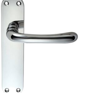 Simple Design Pattern Zinc Alloy Die Casting Door Handle with PVD Coating or Chrome Plated