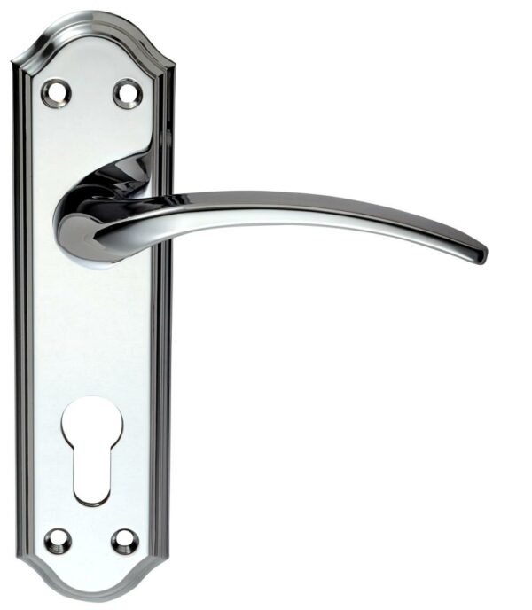 Simple design pattern zinc alloy die casting door handle with PVD coating or chrome plated - Image 4