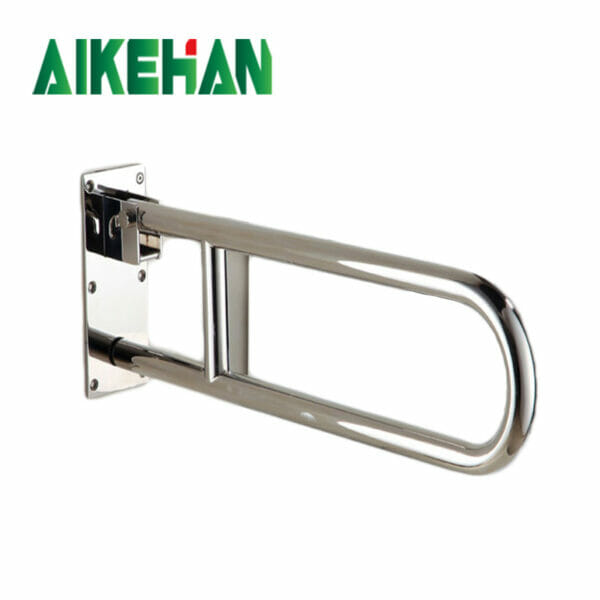 Stainless Steel Folding Handicap Bathroom Safety Toilet Rail - Image 5