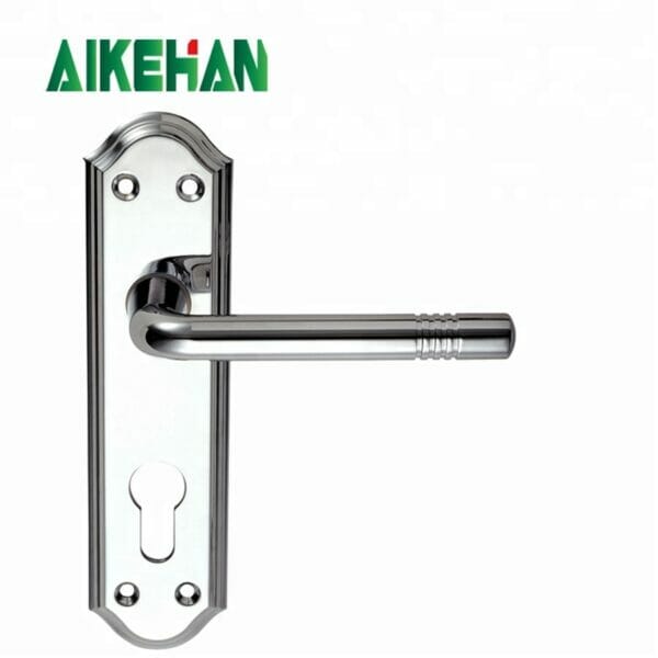 Chromium Metal Die Casting Security Front Door Lever Handle - Billede 3