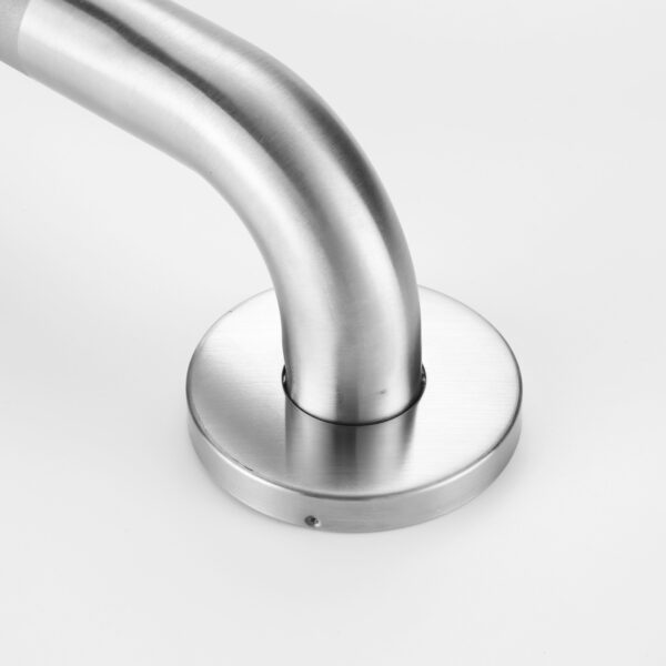 Bathroom Safety Brushed Knurled Stainless Steel Grab Bar for Elderly - Image 5