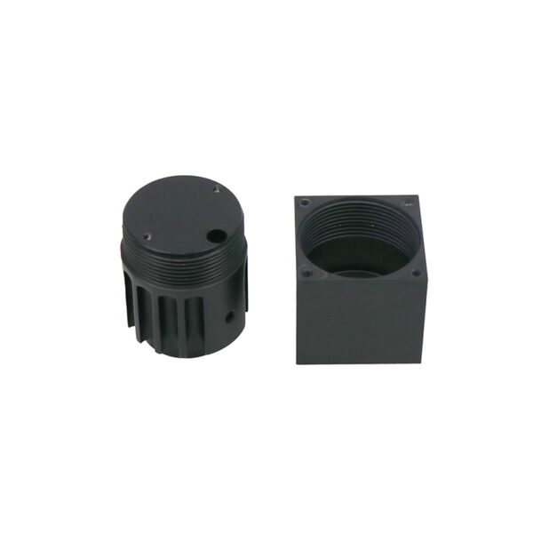 black anodized finished cnc machining parts machined aluminum precise CNC machining part – Bild 2