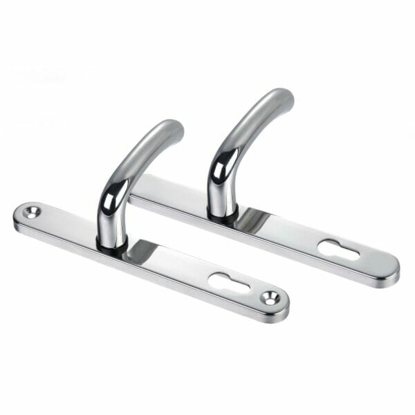 Zinc Alloy Door Lever Handle with Keyhole Core