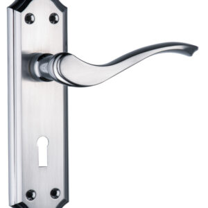 Maniglie per porte di sicurezza hardware in lega di zinco di nuovo design di lusso moderno all'ingrosso personalizzato
