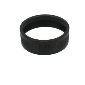New design custom aluminum die casting black powder coating surface communication equipment part