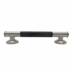 stainless steel anti-slip bathroom grab bar with plastic grab rail support