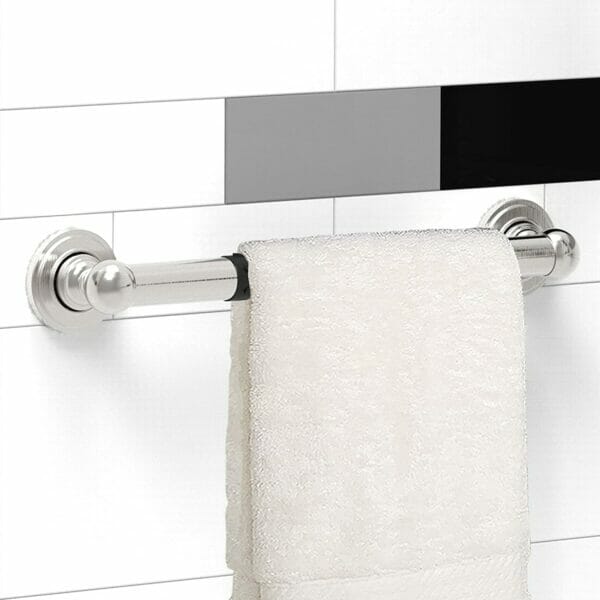 toilet roll holder with grab rail and plastic grab handle with easy grab tube - immagine 5