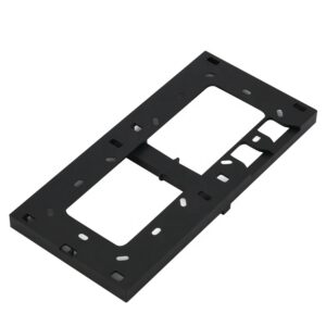 Metallersatzteil bearbeitete Aluminiumteile für die Wandmontage